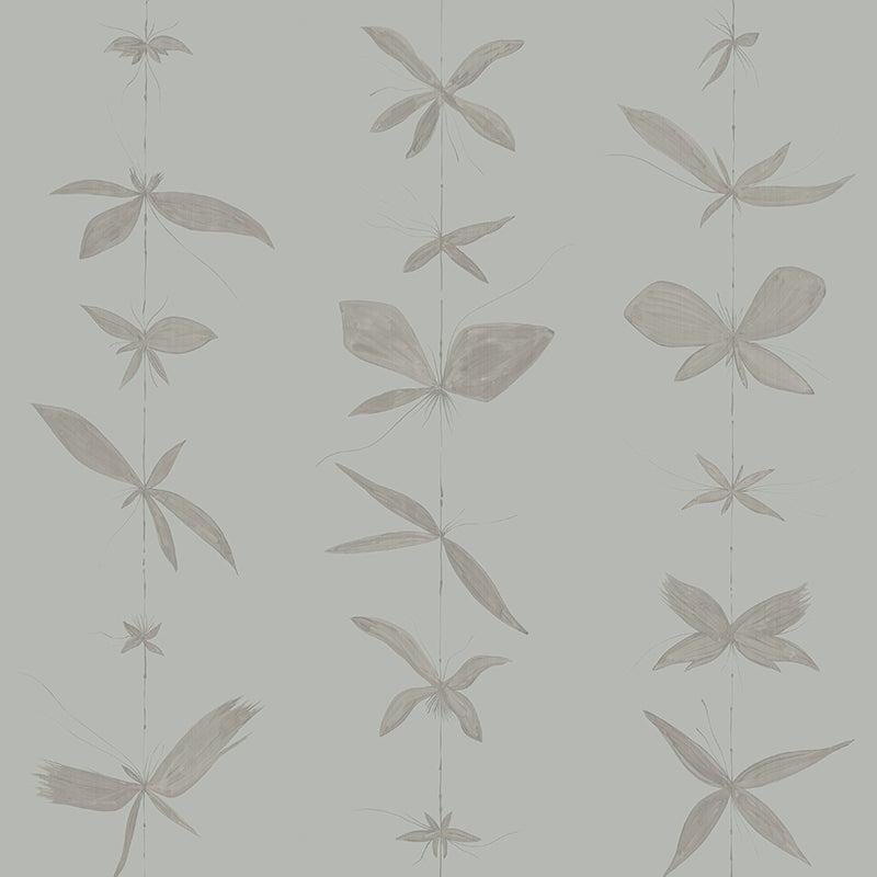 FLORA AND FAUNA - Hand Painted Wallcovering-Porter Teleo