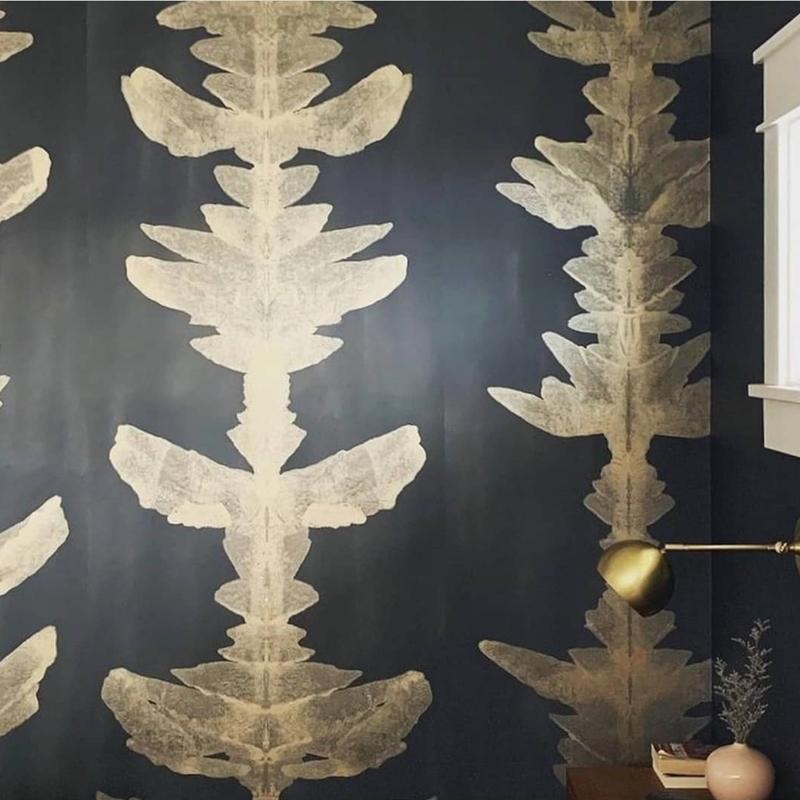 INK BLOTS - Hand Painted Wallcovering-Porter Teleo