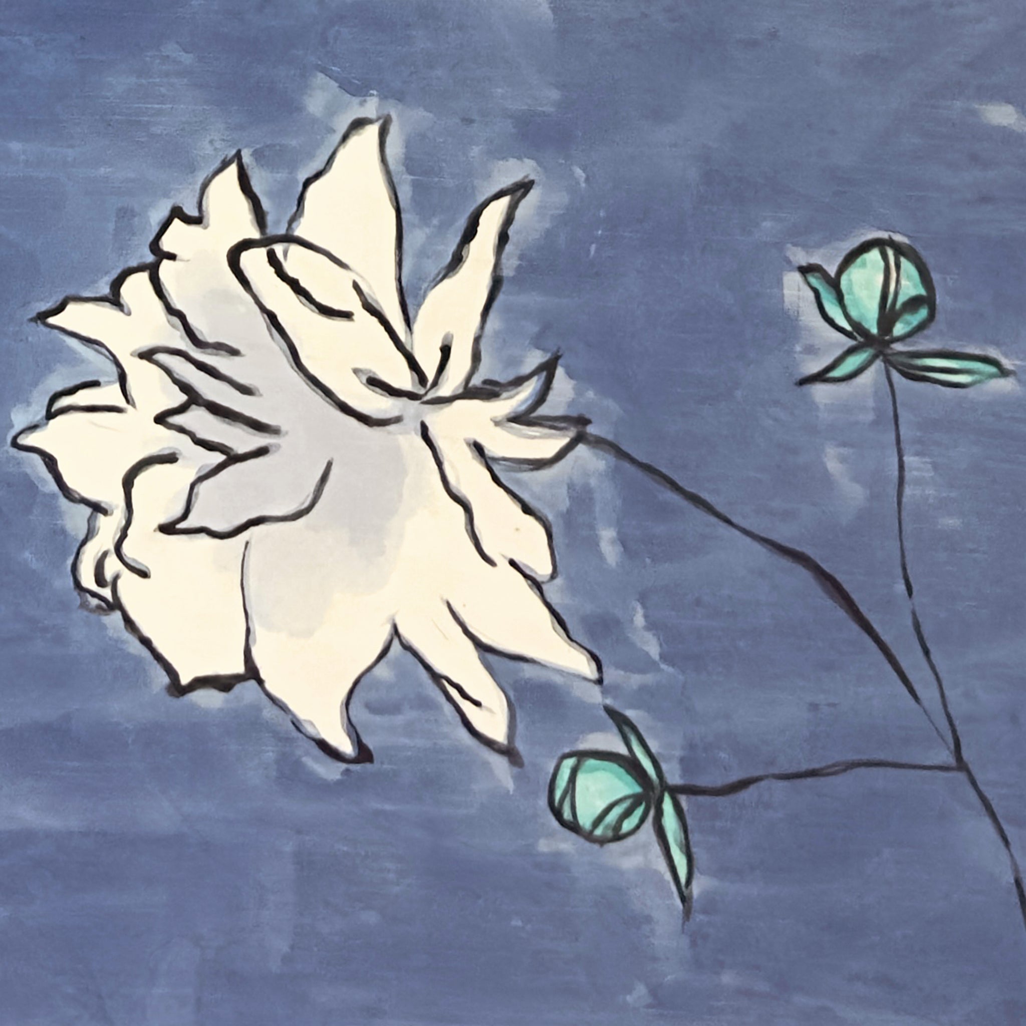 FAIR JARDINIER - Hand Painted Textile – Porter Teleo