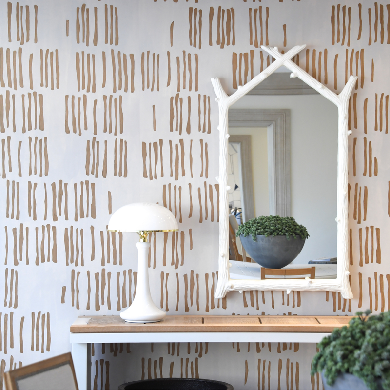 ASSEMBLAGE - Hand Painted Wallcovering-Porter Teleo