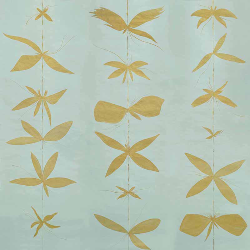 FLORA AND FAUNA - Hand Painted Wallcovering-Porter Teleo