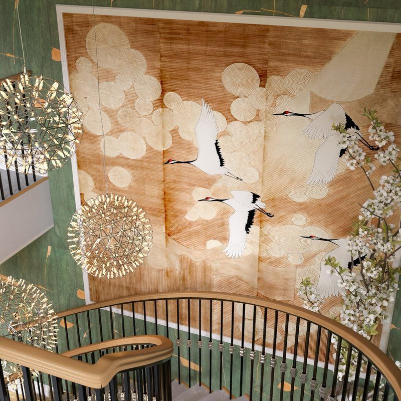 KINTSUGI - Hand Painted Wallcovering-Porter Teleo
