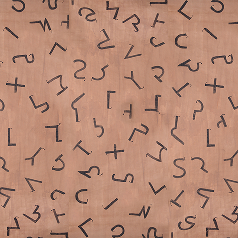 SIGNS + SIGNIFIERS Hand Painted Wallcovering – Porter Teleo
