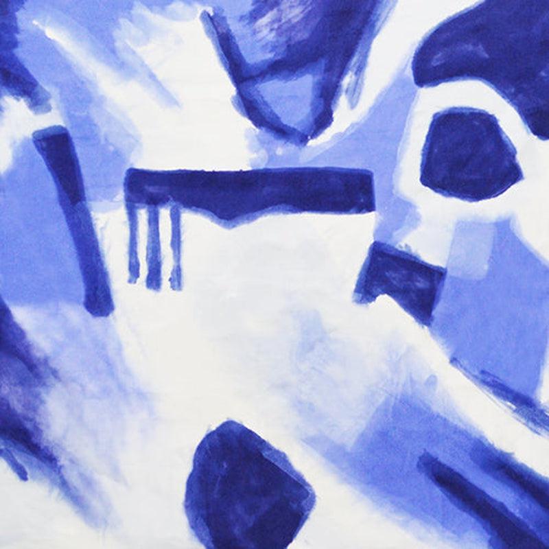 小物 Porter Classic - INDIGO PRINT SILK SCARF Porter Classic - Indigo Print Silk Scarf Scarves